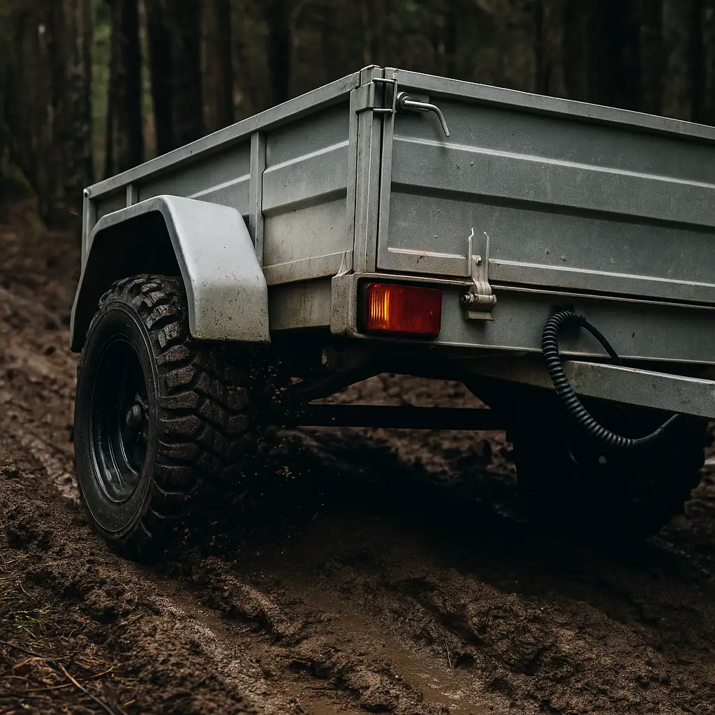 נגרר בתנאי שטח קשים